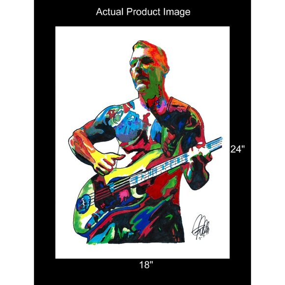Tim Commerford Rage Against the Machine Rock Music Poster Print Wall Art 18x24 - Picture 2 of 5